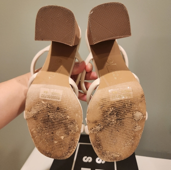 SHUSHOP HEELS color BONE size 6.5 - Picture 10 of 16